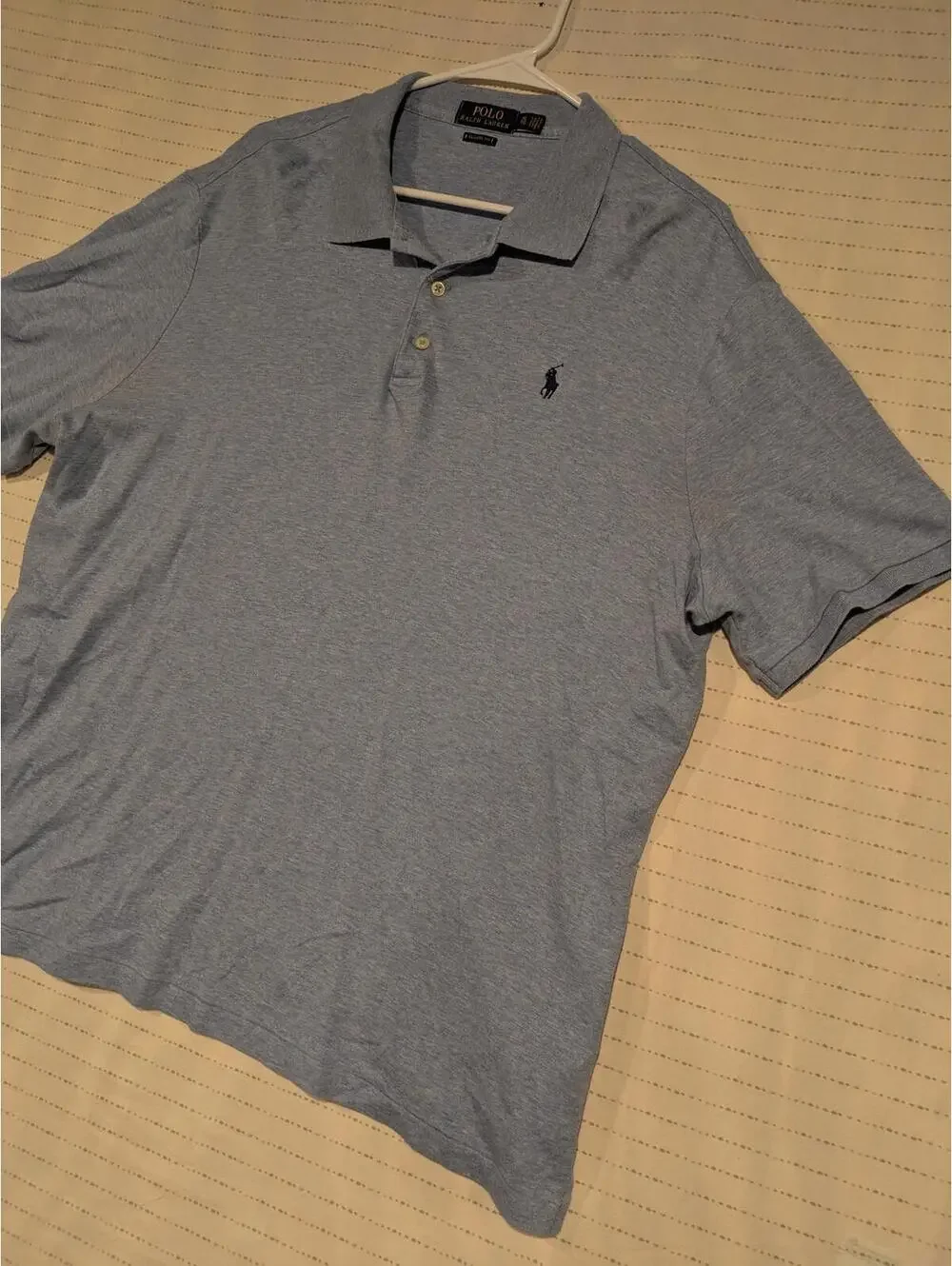 Polo Ralph Lauren Classic Fit Shirt Blue Mens XL Light Blue